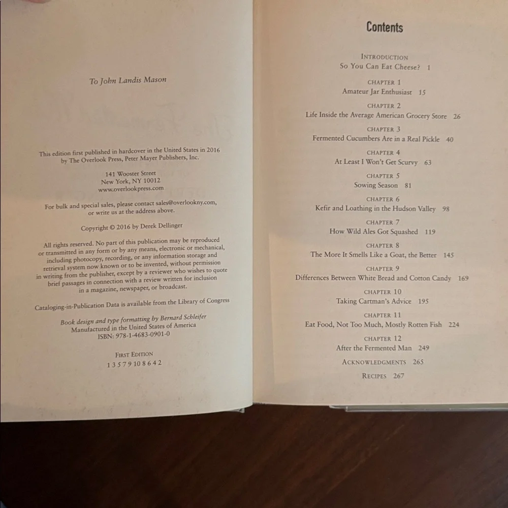 BOOK the Fermented Man YEAR ON THE FRONT LINES OF FOOD REVOLUTION DELLINGER Hard